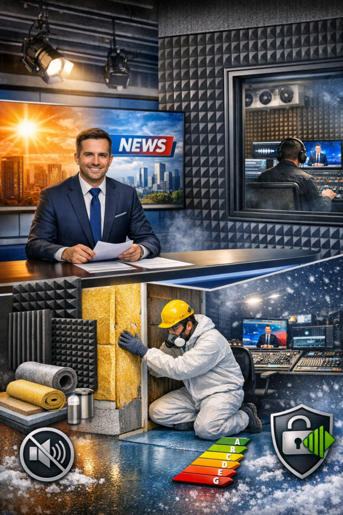 العزل الصوتي داخل اس